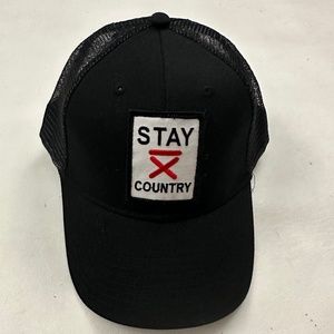 New Stay Country Dustin Lynch Black Snapback Hat One Size